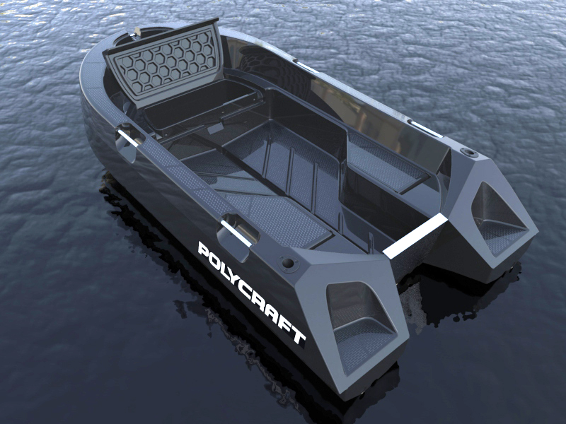 Polycraft 3.00 Tuffy Tuff Tender Our Pack 2 with a Yamaha F6 Four Stroke - Image 2